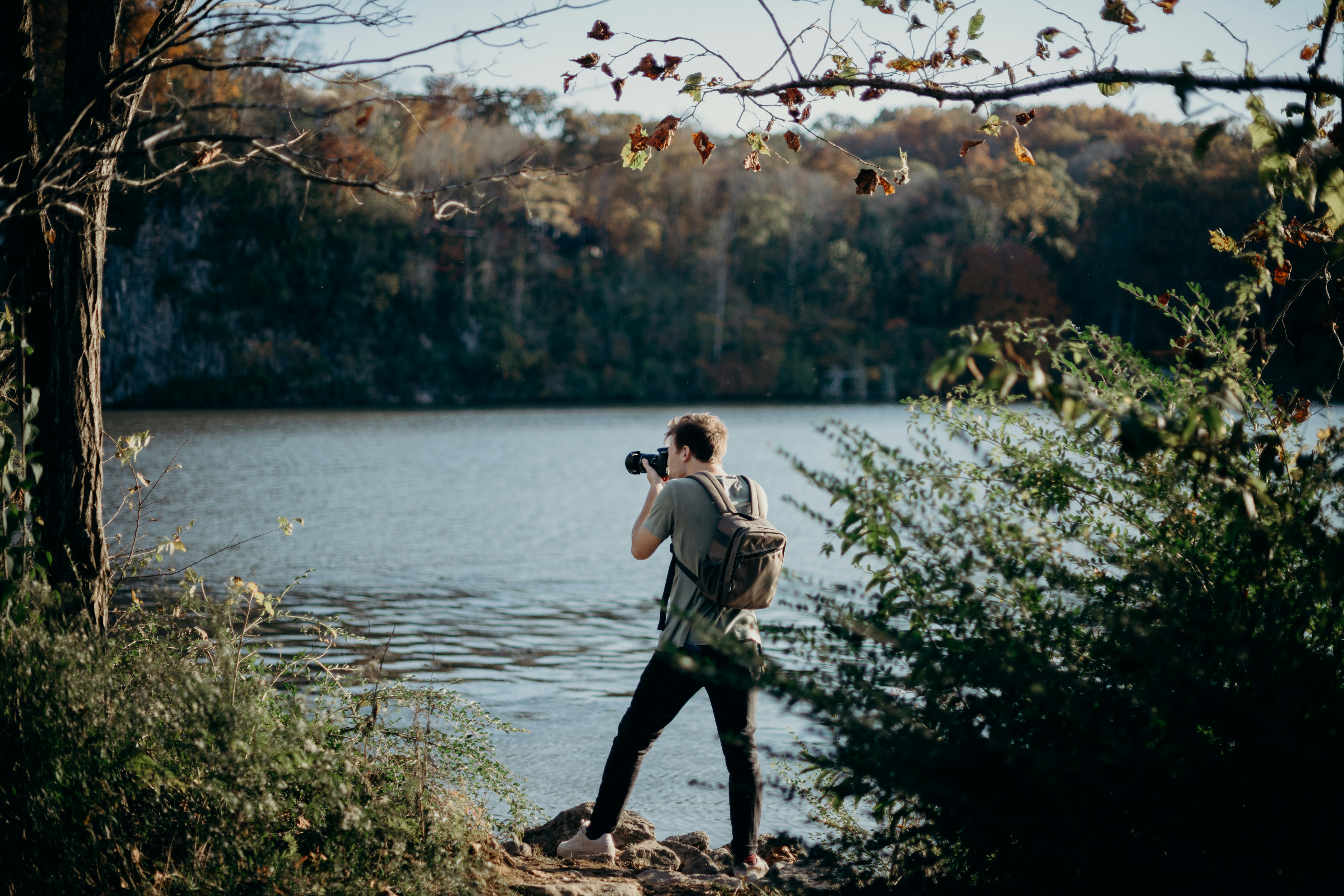 Photographer in the field